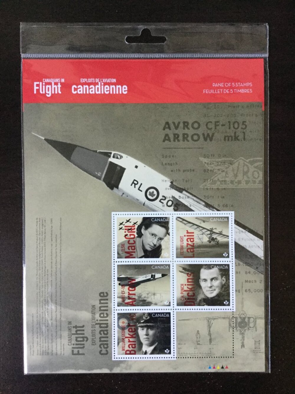 Canadians in Flight Commemorative Stamps
